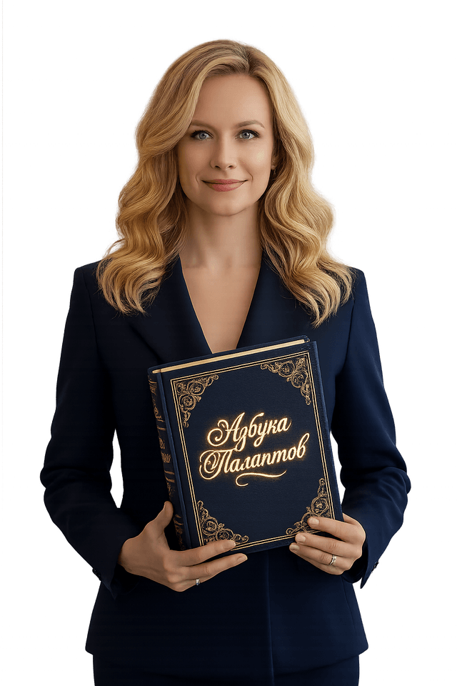 Надежда Головко с книгой «Азбука Талантов»