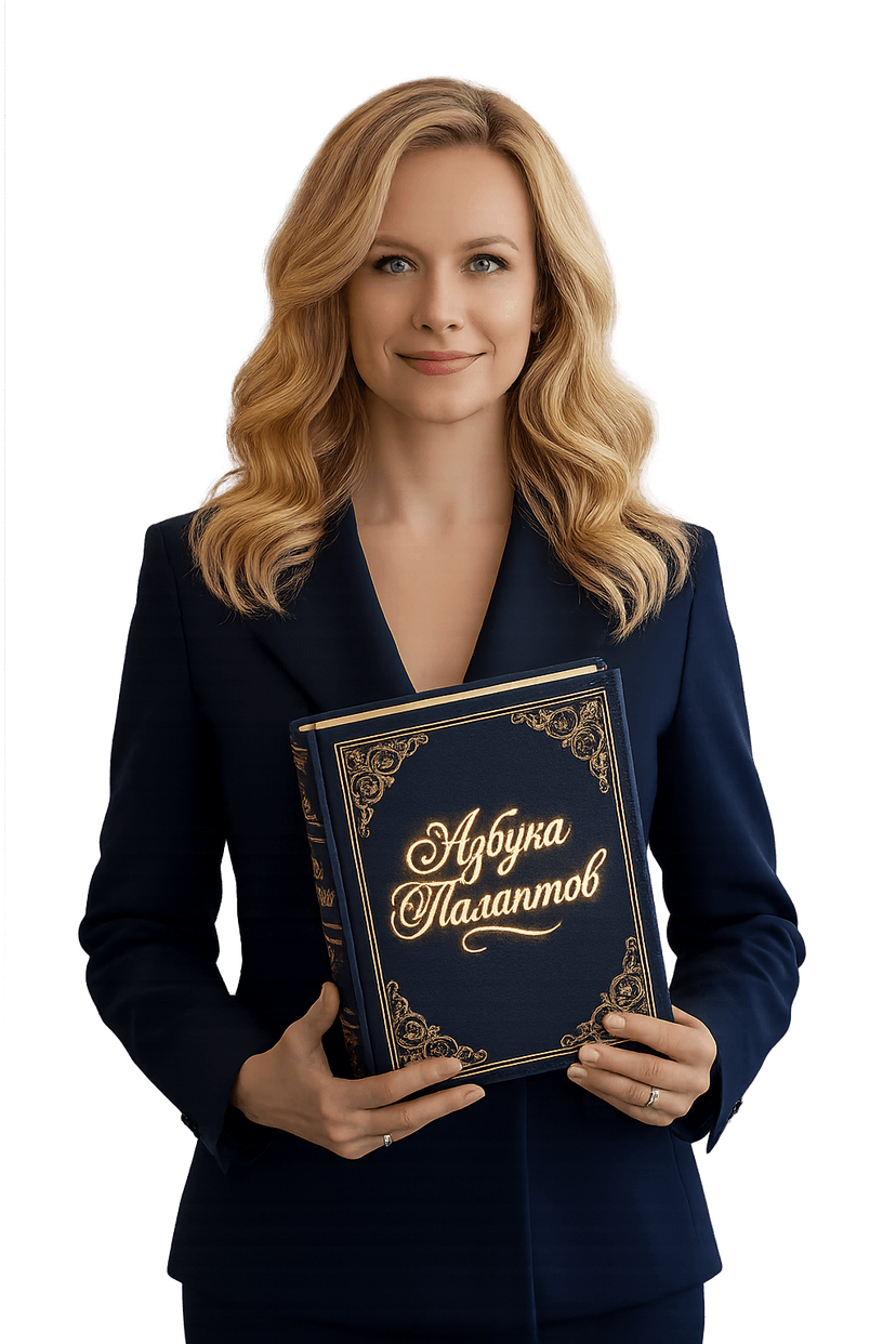 Надежда Головко с книгой «Азбука Талантов»